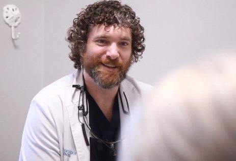 Doctor Bannan With Patient